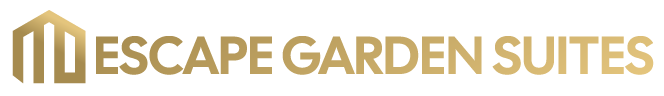 two dimensional black logo resembling a building structure with an abstract design